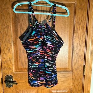 Vibrant color swim top only ( no bottoms )